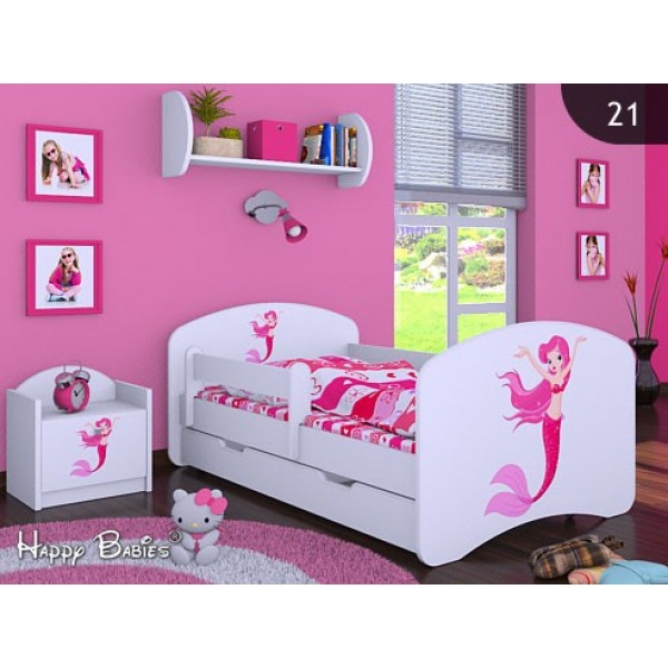 Otroška postelja Happy babies Morska deklica 21